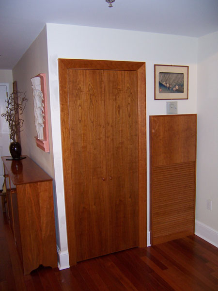 Cherry interior closet Door
